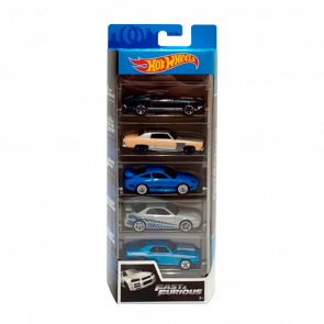 Машинка Базова Hot Wheels 5шт Mustang / Monte Carlo / Porsche 911 / Nissan Skyline / Camaro Fast & Furious 1:64 GHP55 GMG69 Silver