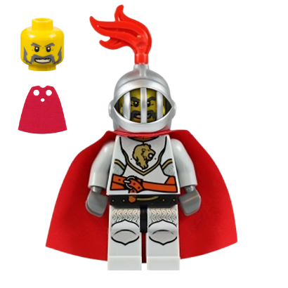 Фігурка Lego Kingdoms Lion Knight Breastplate with Lion Head Castle cas459 Б/У - Retromagaz