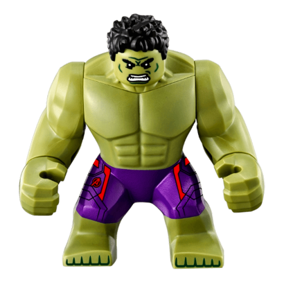 Фигурка Lego Marvel Hulk with Black Hair and Dark Purple Pants with Avengers Logo Super Heroes sh0173 1 Б/У - Retromagaz